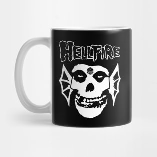 Cool 80's Punk Rock Band Logo Tv Show Parody Mug